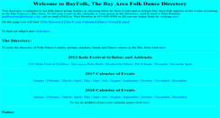 Desktop Screenshot of bayfolk.com